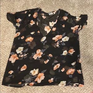 flowered blouse
